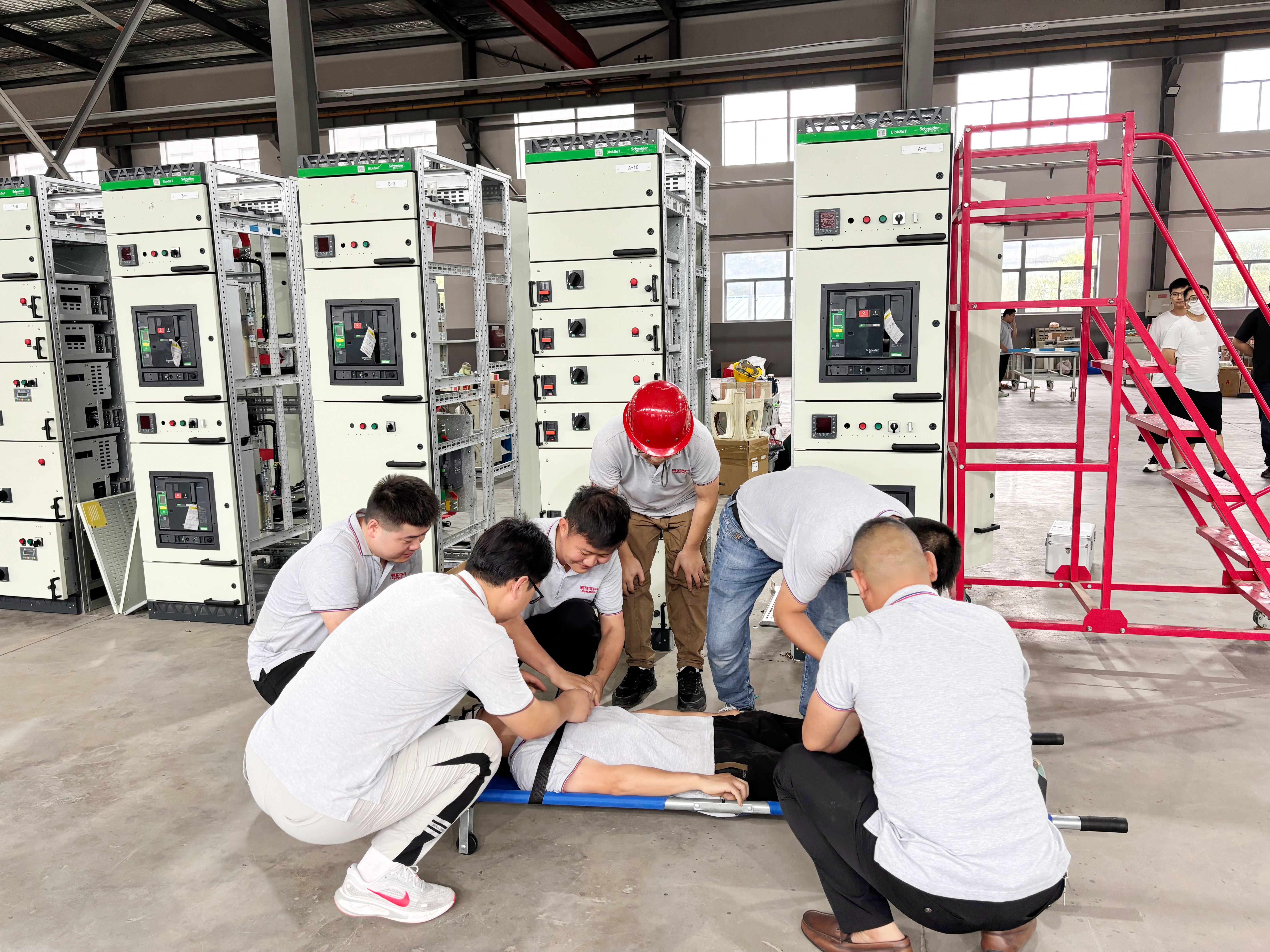 模擬高處墜落事故