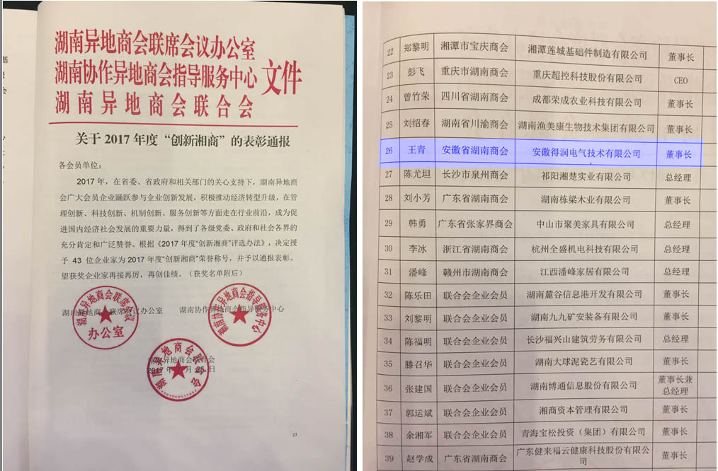 得潤(rùn)電氣 開(kāi)關(guān)柜廠(chǎng)家 創(chuàng)新湘商 湖南商會(huì) 聯(lián)系電話(huà)：400-0551-777 qq：3176885416